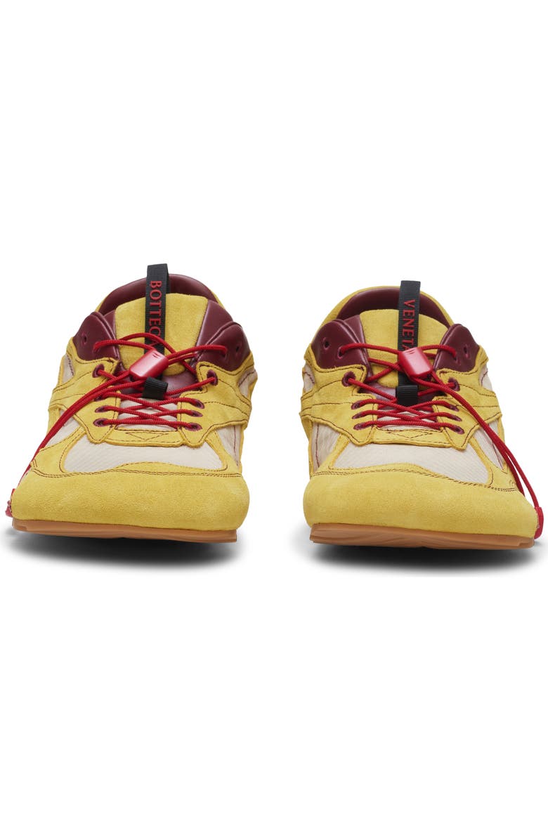 Bottega Veneta Orbit Flash Low Top Sneaker, Alternate, color, 4325 Limon/ Dark App/ Tufo