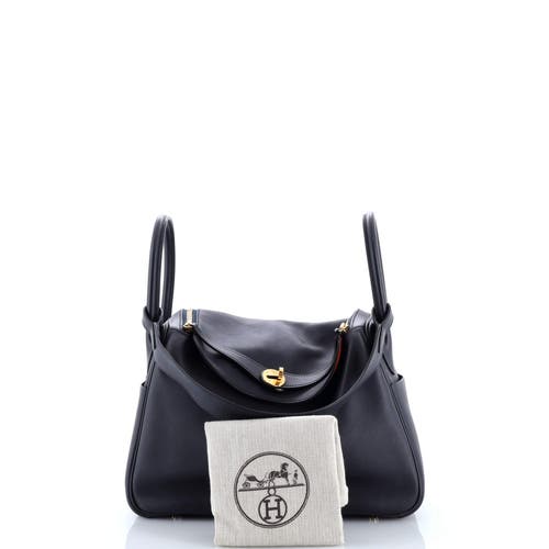 Pre-owned Hermes Hermes Lindy Bag Verso Swift 30 In Purple