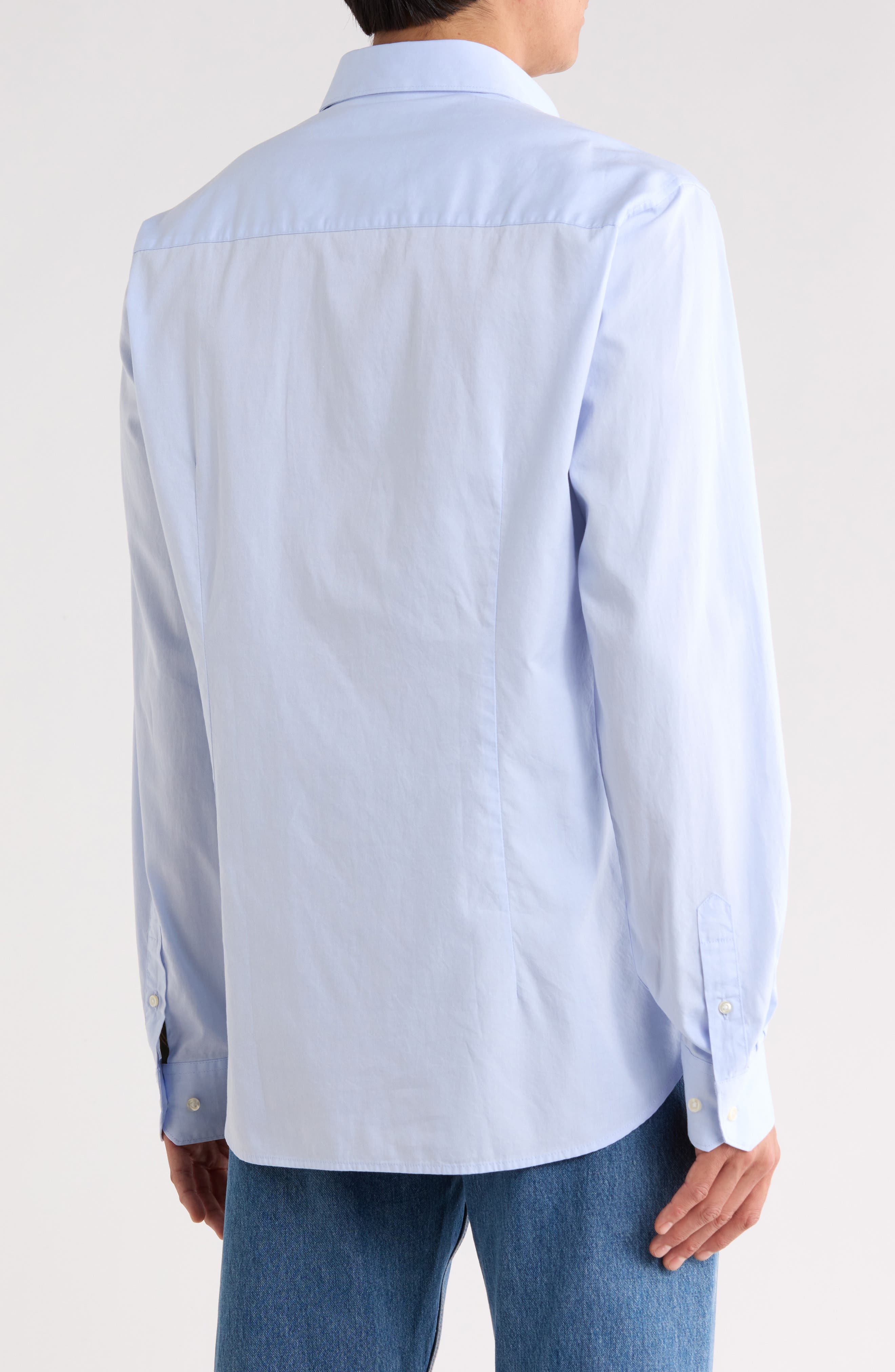 Barbour Throckley Tailored Fit Pin Point Button-Up Shirt (Men ...