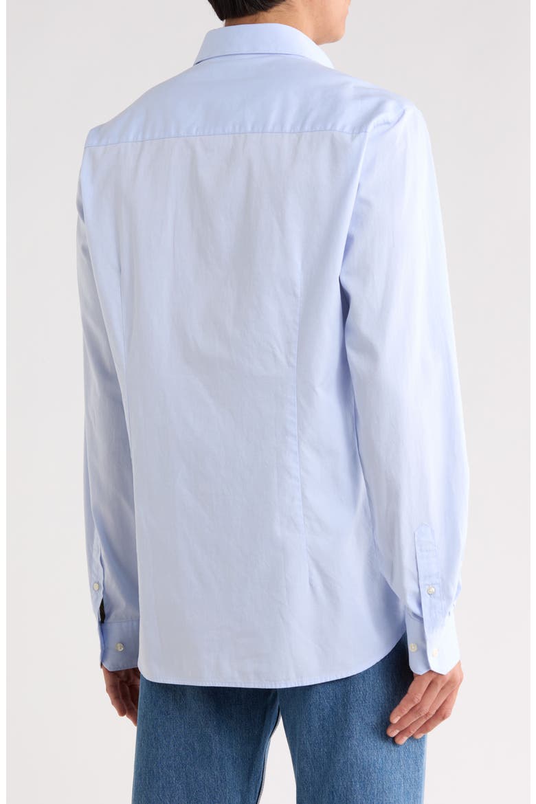 Throckley Tailored Fit Pin Point Button-Up Shirt, Alternate, color, SKY