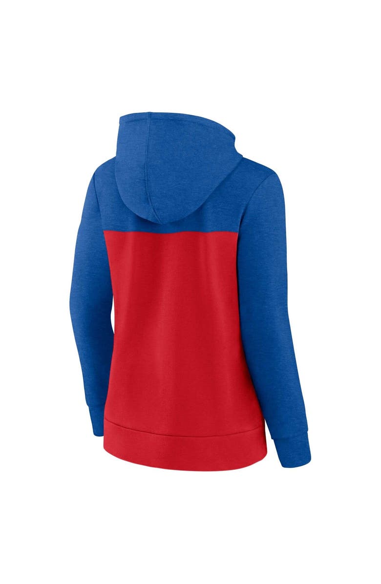 FANATICS Women's Fanatics Branded Royal/Red Chicago Cubs City Ties Hoodie Full-Zip Sweatshirt, Alternate, color, Royal