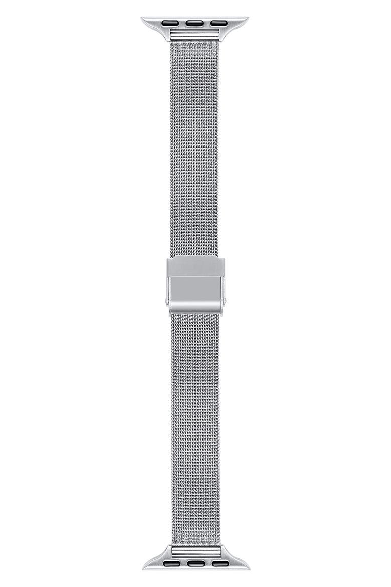 Blake Stainless Steel Apple Watch® Watchband, Main, color, SILVER