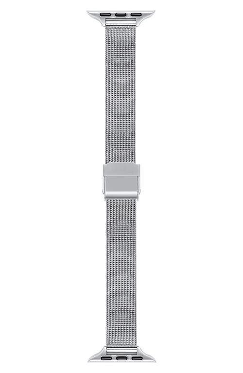 The Posh Tech Blake Stainless Steel Apple Watch® Watchband in Silver  product