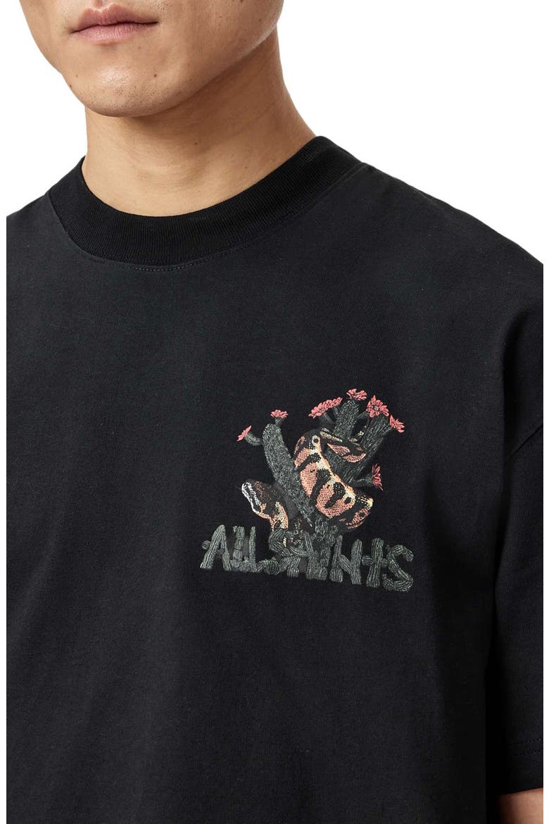 Cacti Graphic T-Shirt, Alternate, color, WASHED BLACK