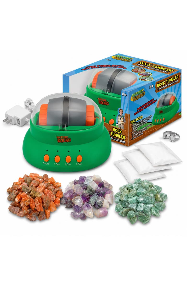 Nature Bound Rock Tumbler Kit, Kids 8+, Main, color, Multicolored