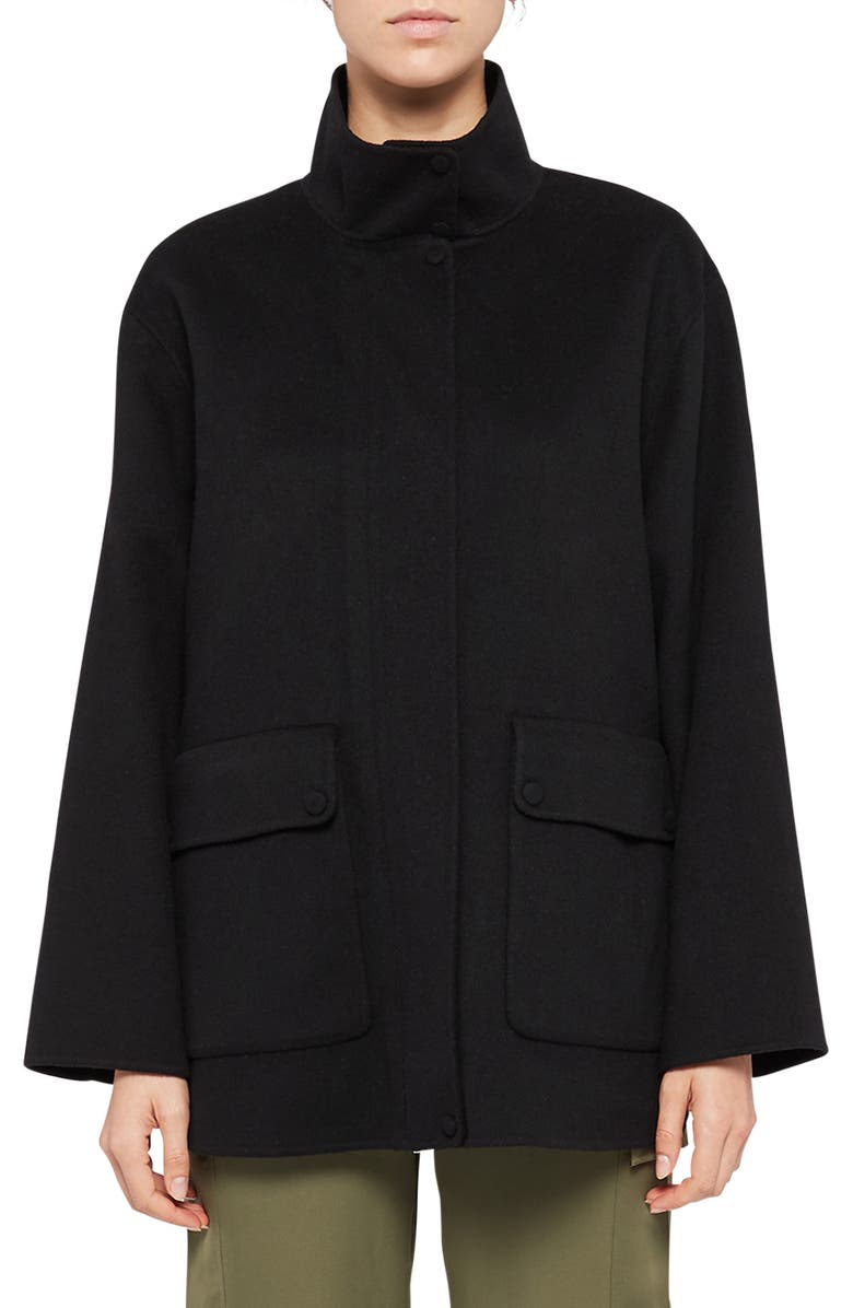 Theory Wool & Cashmere Blend Coat, Alternate, color,