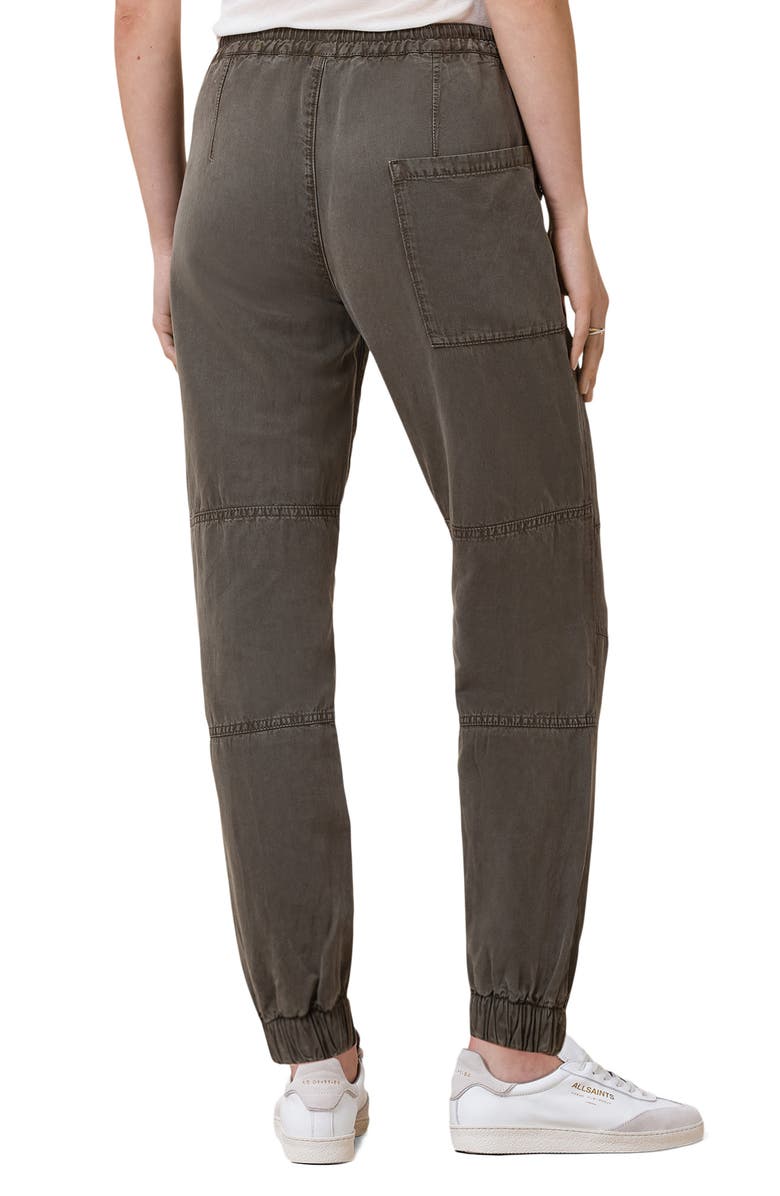 AllSaints Val Twill Cargo Pants, Alternate, color, Dark Khaki Green
