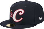New Era Men's New Era Navy California Angels Cooperstown Collection Duo Logo 2.0 59FIFTY Fitted Hat