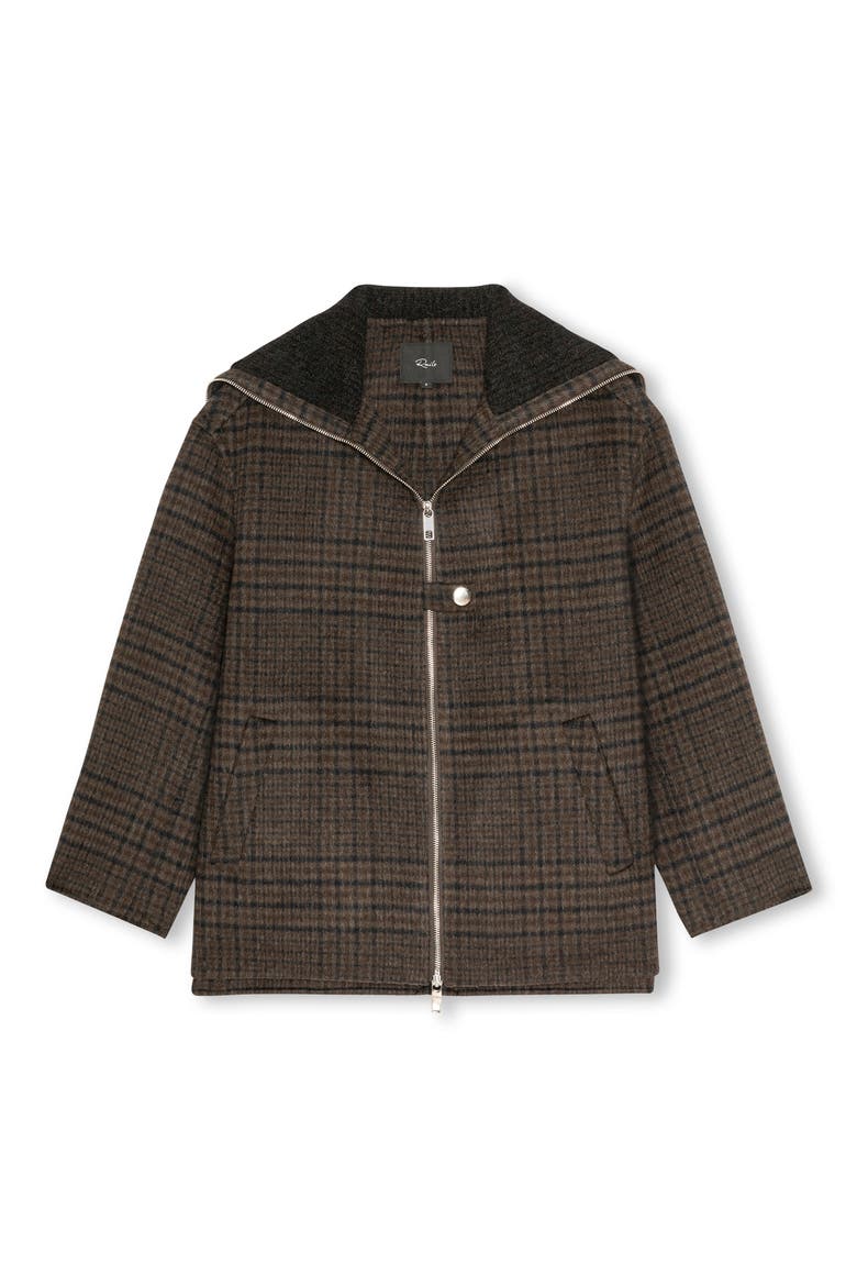 Silves Plaid Wool Blend Jacket, Alternate, color, HIGHLAND PLAID
