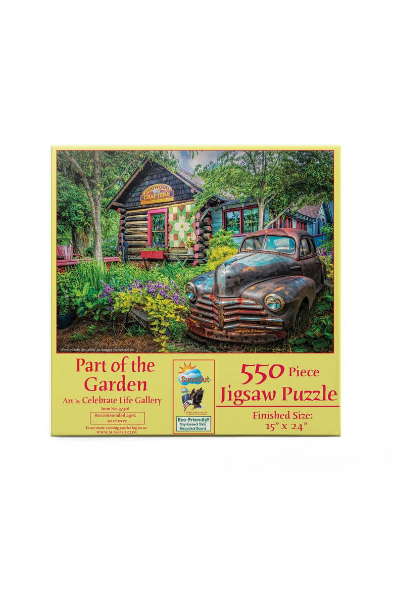 Part of the Garden 550 piece Jigsaw Puzzle for Adults, Alternate, color, Multicolor