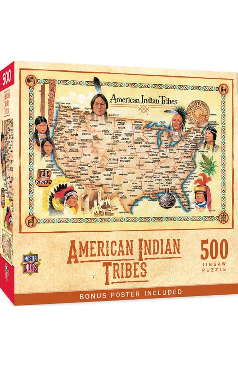American Indian Tribes 500 Piece Puzzle