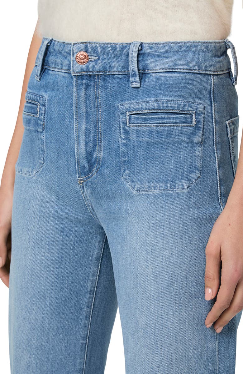 PAIGE Leenah Patch Pocket Wide Leg Jeans, Alternate, color,