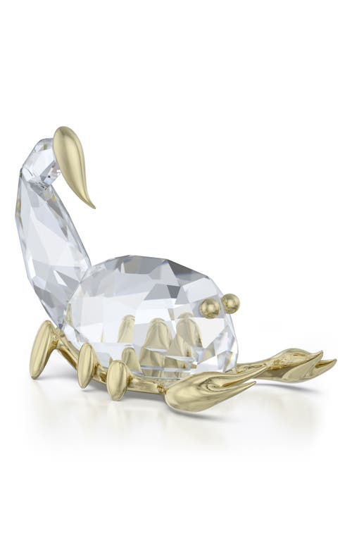 Swarovski Crystal Zodiac Figurine In Gold