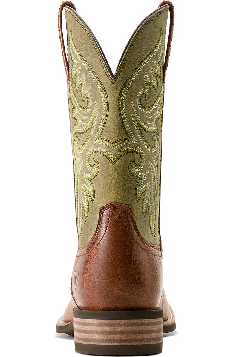 Ariat Slingshot Western Boot, Alternate, color, Dark Tan/ Easy Green