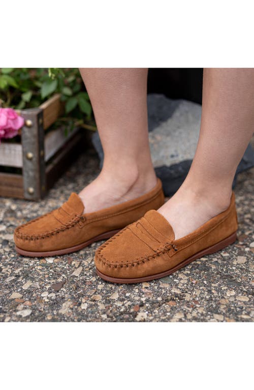 Shop Minnetonka Mellony Penny Loafer In Brown