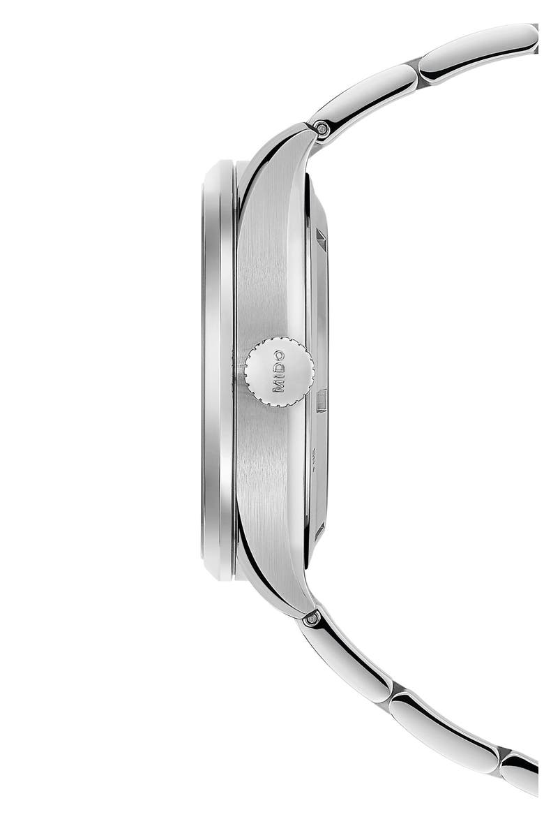 Multifort Skeleton Vertigo Automatic Bracelet Watch, 42mm, Alternate, color, SILVER