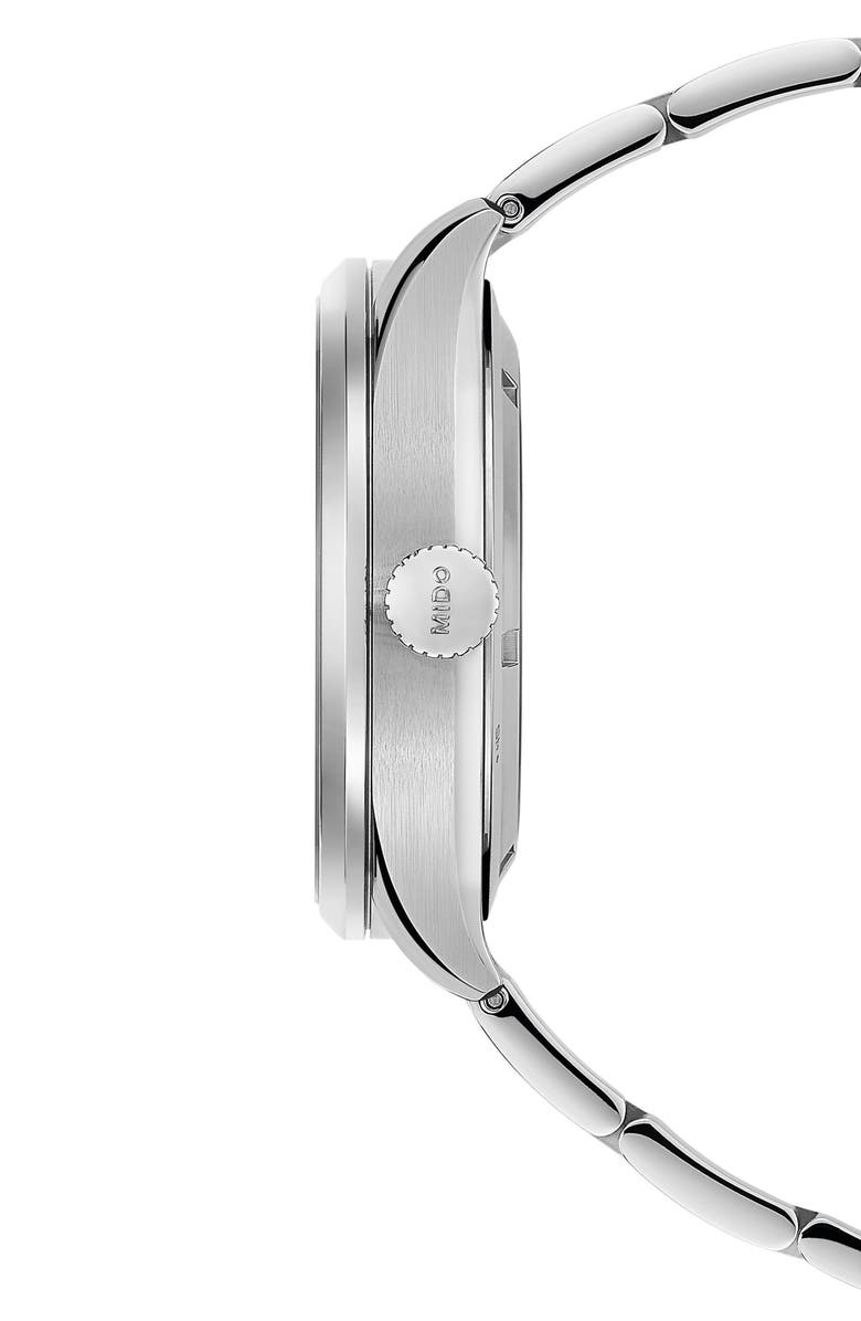 MIDO Multifort Skeleton Vertigo Automatic Bracelet Watch, 42mm, Alternate, color, 