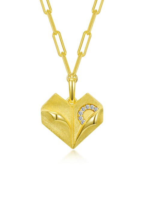 Healing Courage Heart Pendant Necklace