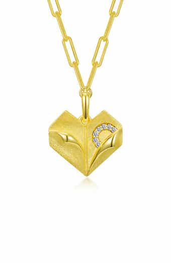 Healing Courage Heart Pendant Necklace