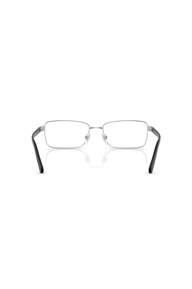 60mm Rectangle optical glasses, Alternate, color, Silver