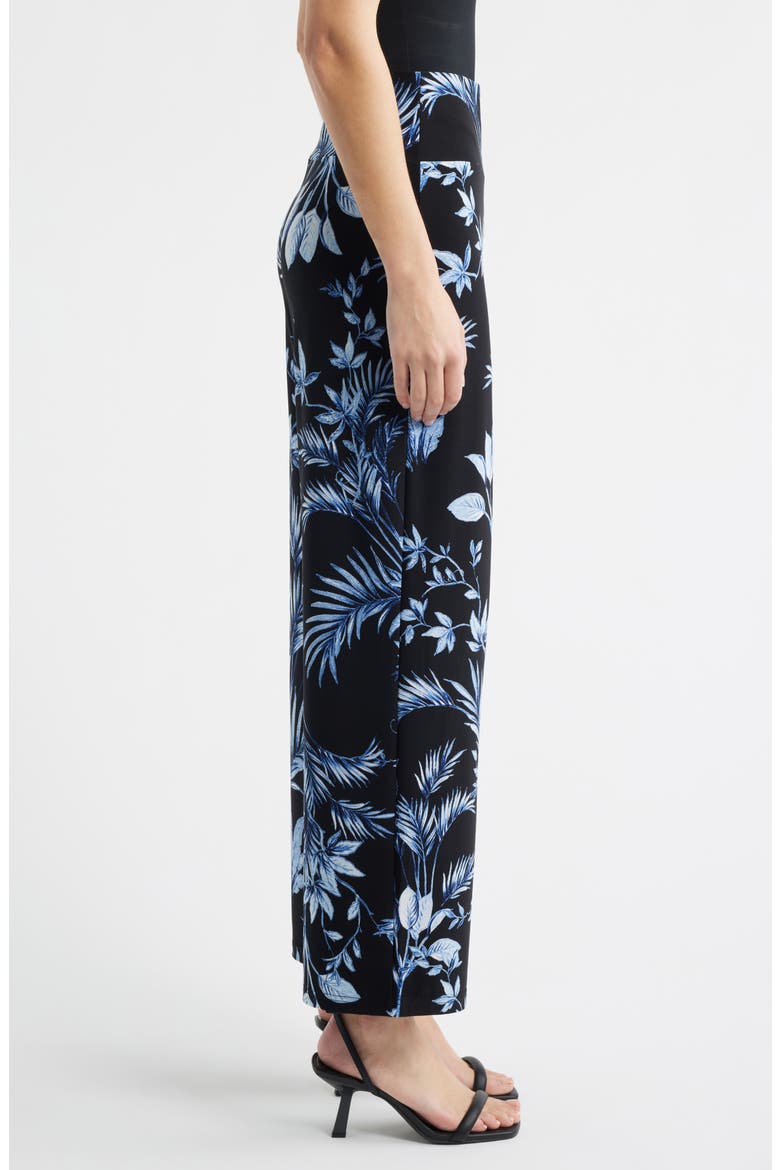 Pull-On Wide Leg Pants, Alternate, color, ANNE BLACK MULTI