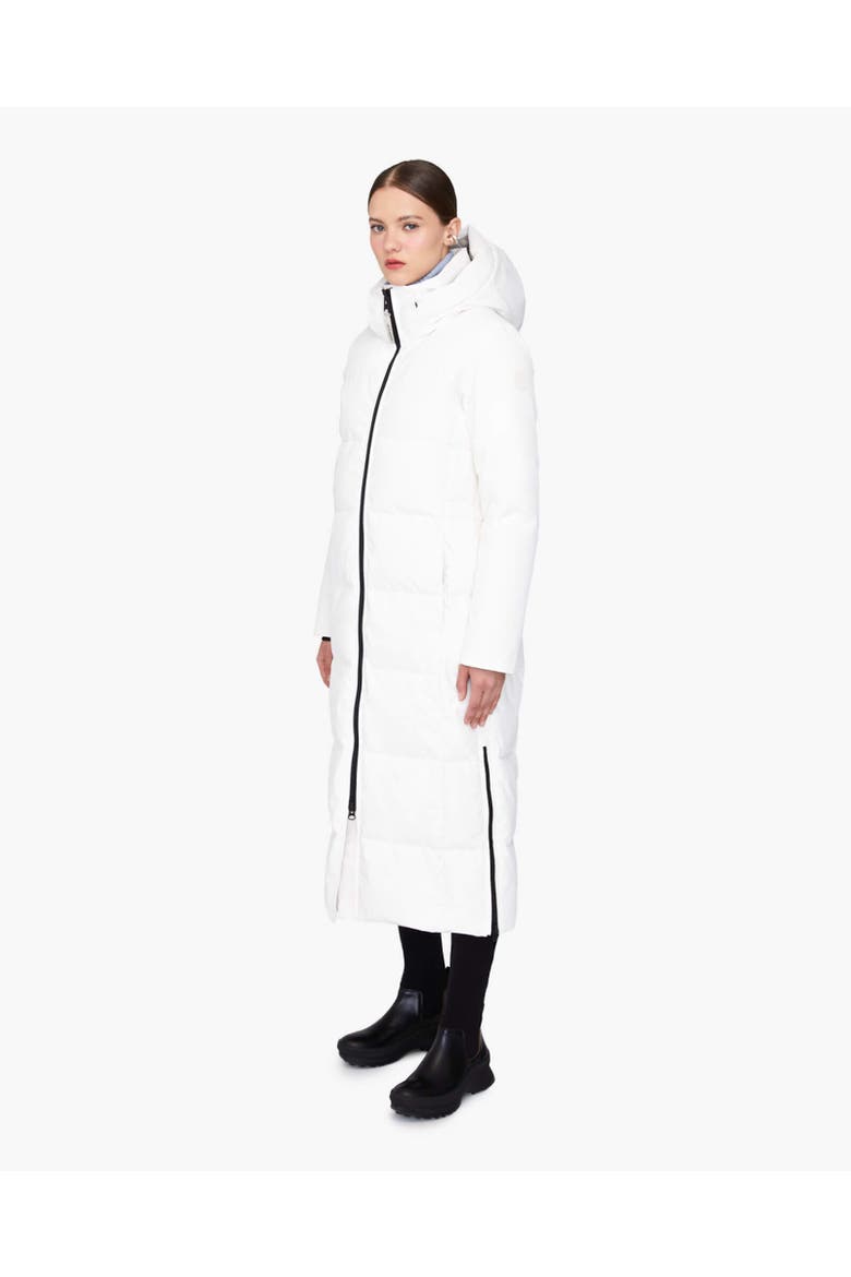 SOFIA | Hooded Down Winter Jacket, Alternate, color, Ivory