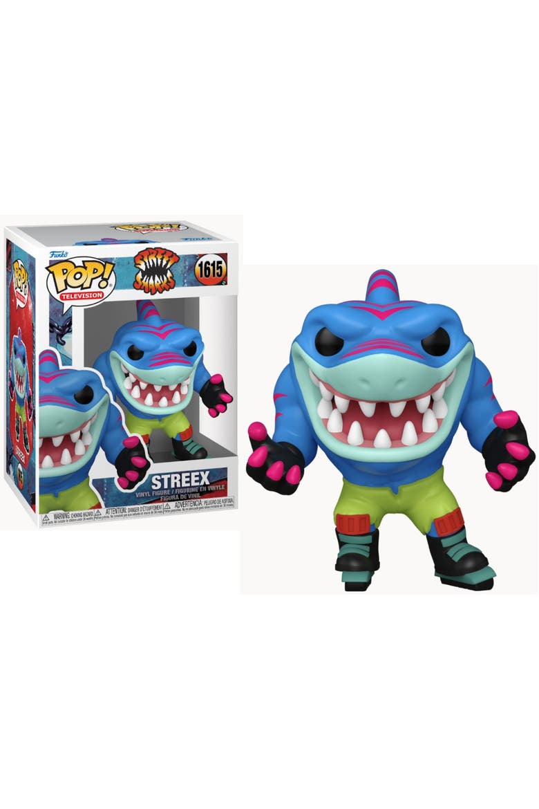 Streex (Street Sharks) Funko Pop! Television, Main, color, Blue