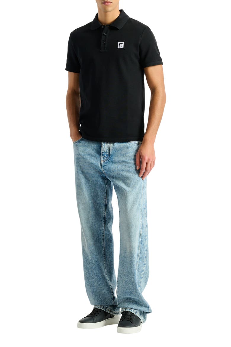 Loose-fit jeans in Light blue denim, Main, color, blue
