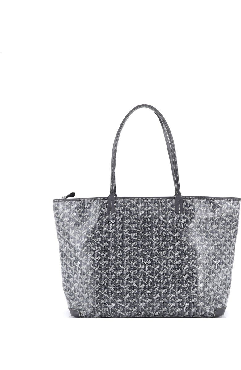 Pre-Owned Goyard Artois Tote Coated Canvas MM, Alternate, color, Gray