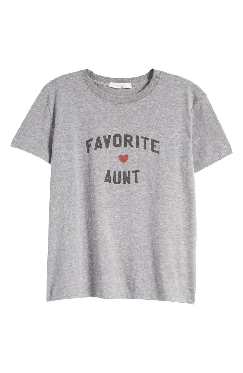 Favorite Daughter Favorite Aunt T-Shirt, Alternate, color, Heather Grey