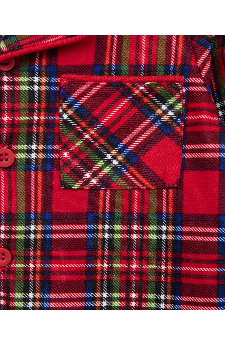 Little Me Plaid Two-Piece Pajamas, Alternate, color, Plaid