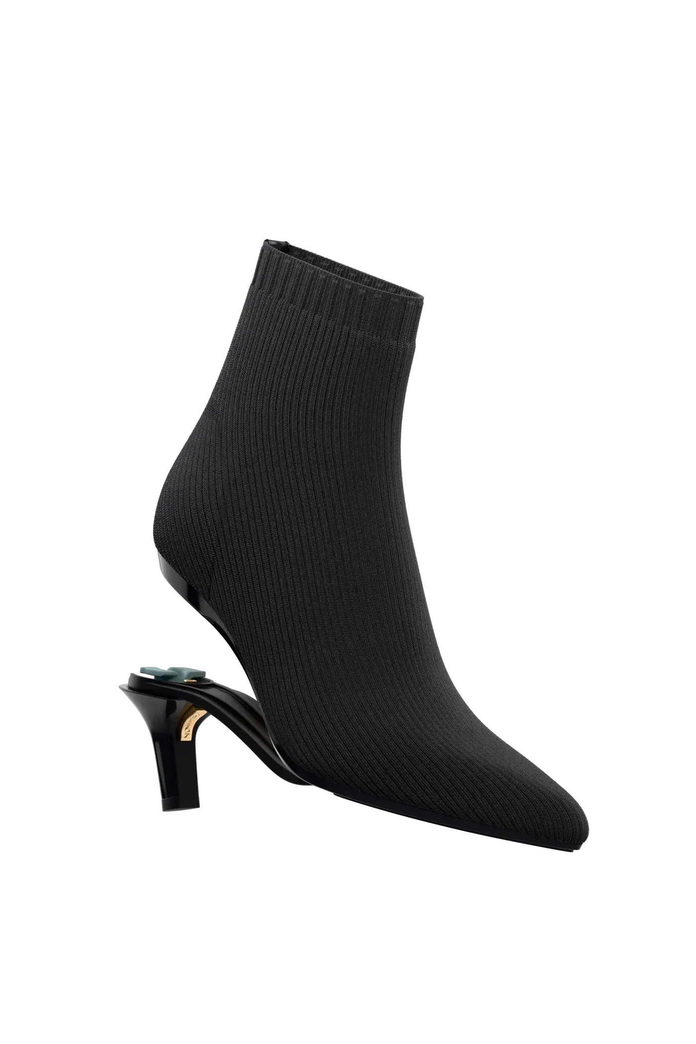 Pashion Footwear The Bootie 3" Stiletto Convertible Heel, Main, color, Coal Knit