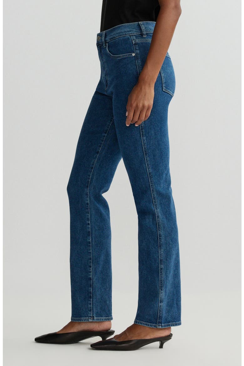 Patti High Waist Straight Leg Jeans, Alternate, color, NORTH BEACH