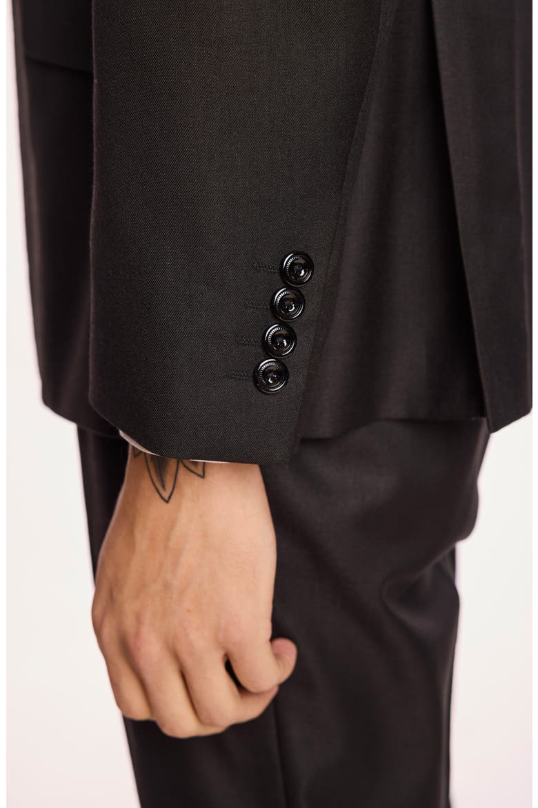 Dover Modern Fit Sport Coat, Alternate, color, SOFT BLACK SHARK