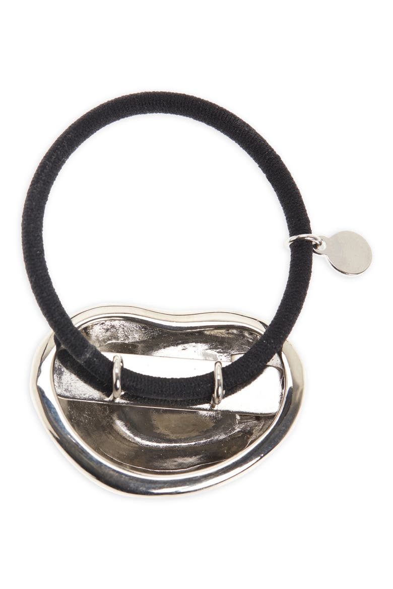 Zoe Ponytail Cuff, Alternate, color, RHODIUM