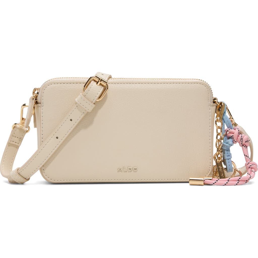 Aldo Ddemii Faux Leather Crossbody Bag In Brown