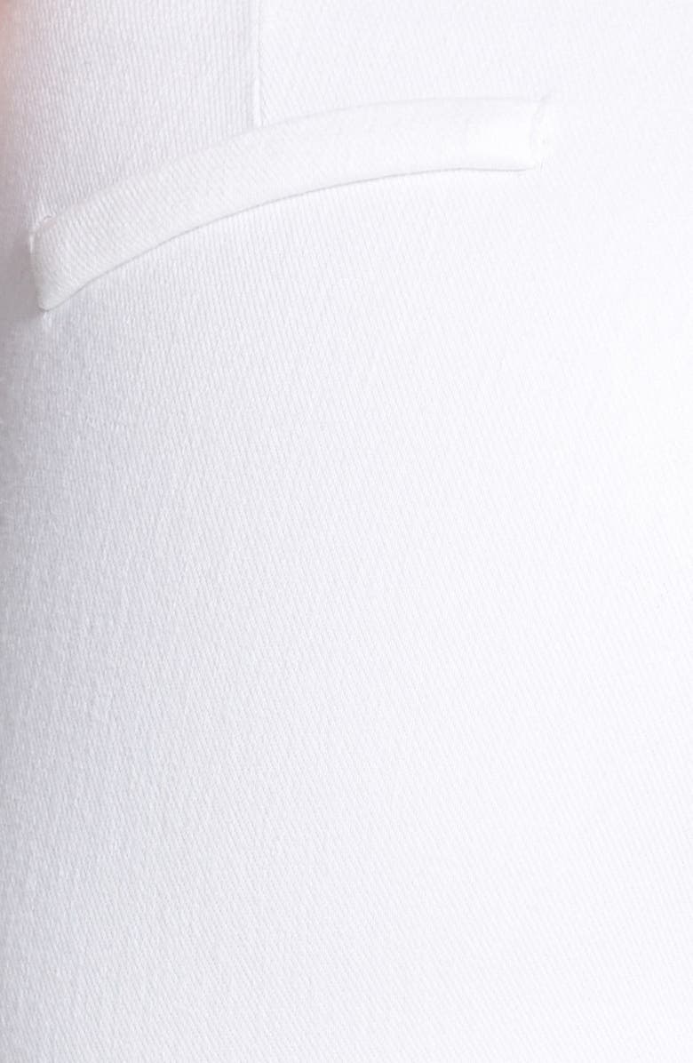 Hue Ankle Zip Skimmer Leggings, Alternate, color, White