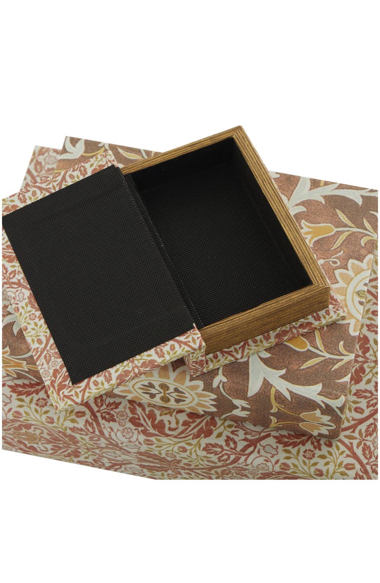 SONOMA SAGE HOME Set of 3 Faux Book Boxes, Alternate, color, Orange