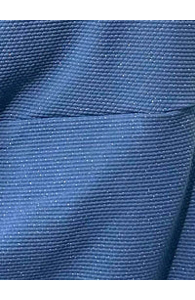 Change of Scenery Hi Waist Hi Leg Bikini Bottom, Alternate, color, Steel Blue Metallic