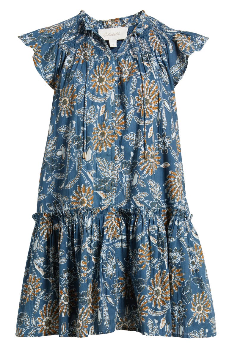 Lydia Floral Organic Cotton Babydoll Dress, Alternate, color, MAGNOLIA FLORAL