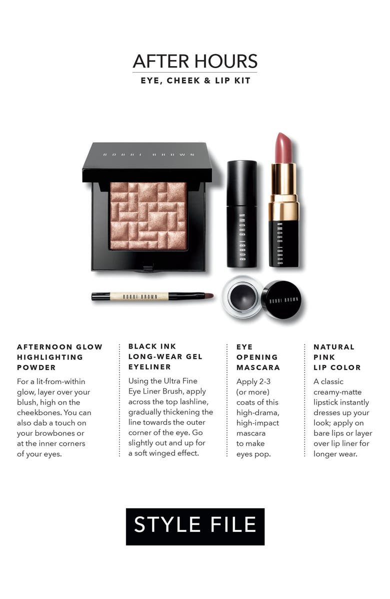 Bobbi Brown Style File After Hours Eye, Cheek & Lip Kit, Alternate, color, 