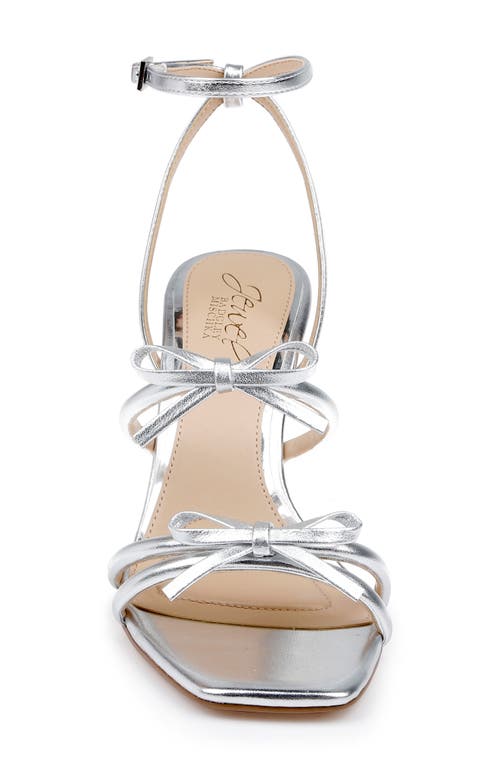 Jewel Badgley Mischka Women's Kiyomi Ii Stiletto Dress Sandals In Silver Metallic