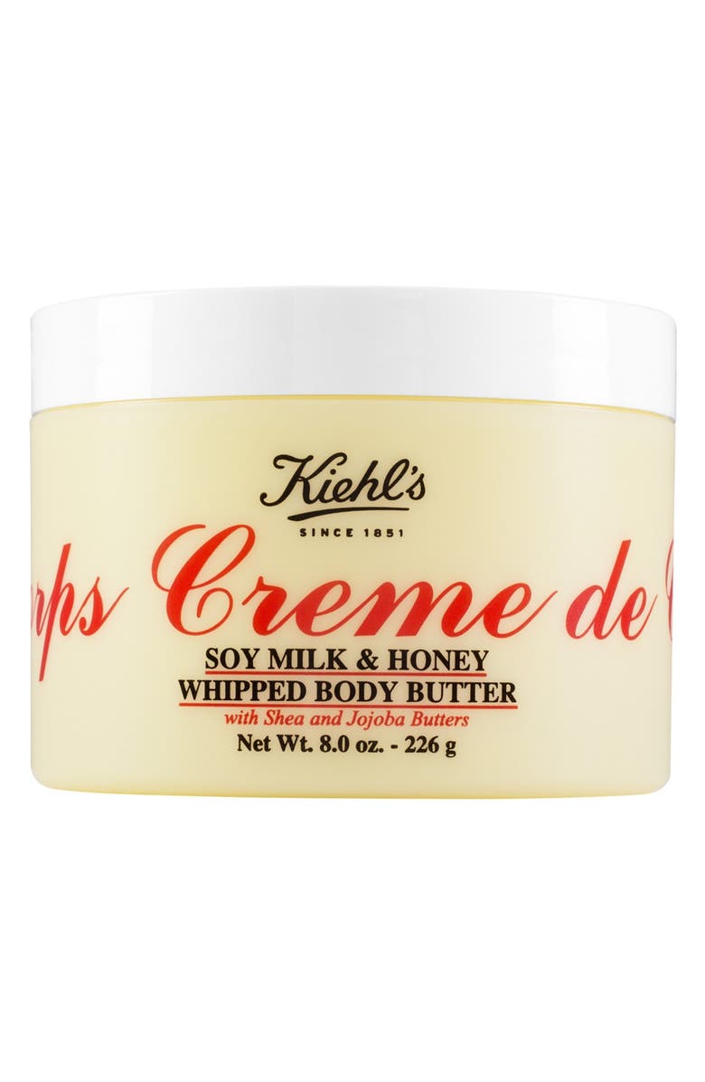 Kiehl's Since 1851 Creme de Corps Soy Milk & Honey Whipped Body Butter, Main, color,