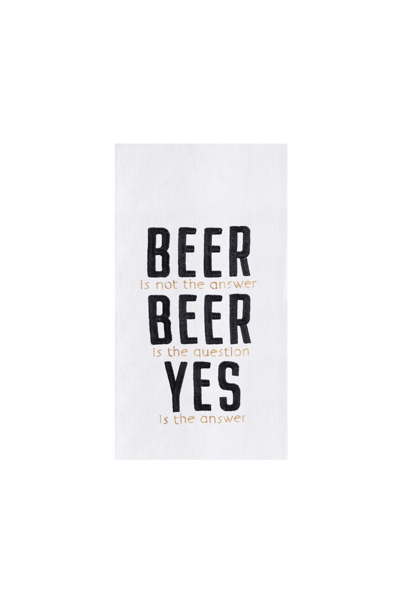 Is The Answer Dishtowel, Main, color, Yellow