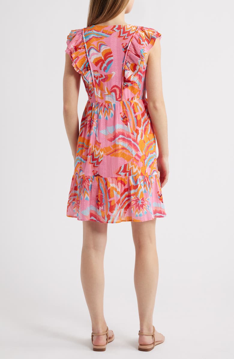 Hatley Blooming Palms Zoe Cotton Blend Dress, Alternate, color,