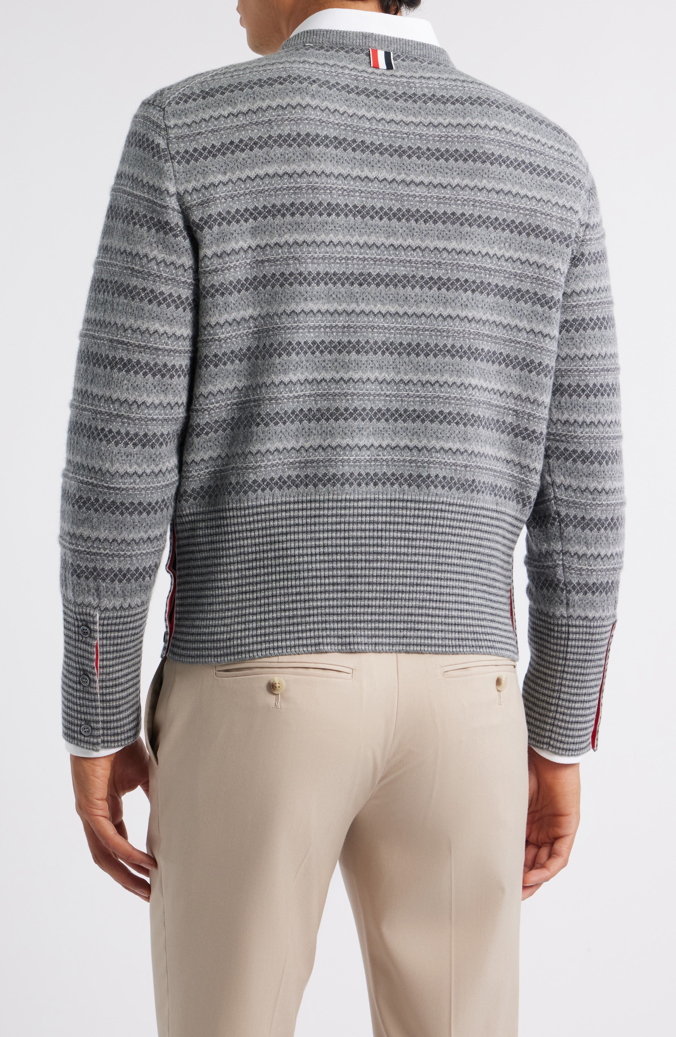 Fair Isle Float Jacquard Cashmere Sweater - image 2