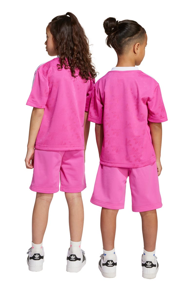 adidas Kids' Sport Jersey & Shorts Set, Alternate, color, Semi Lucid Fuchsia