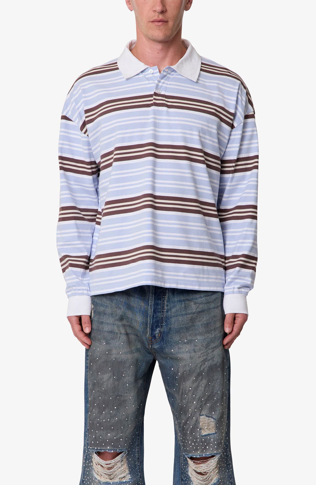 selected BLUE/ BROWN MULTI