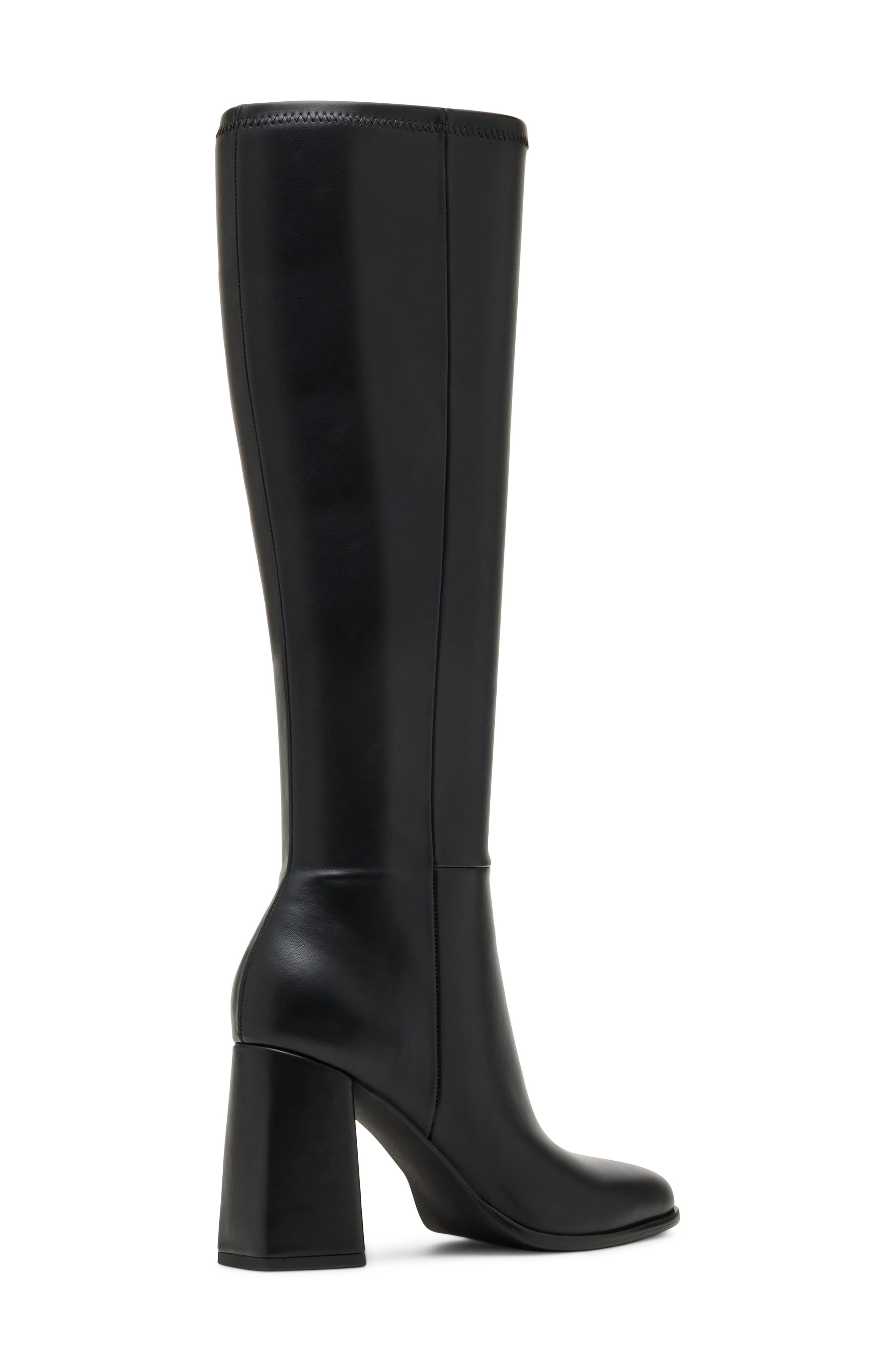 Katiee Faux Leather Knee High Boot, Alternate, color, BLACK PARIS