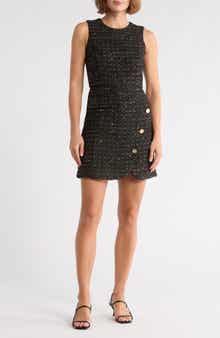 BCBG Lurex Sleeveless Minidress